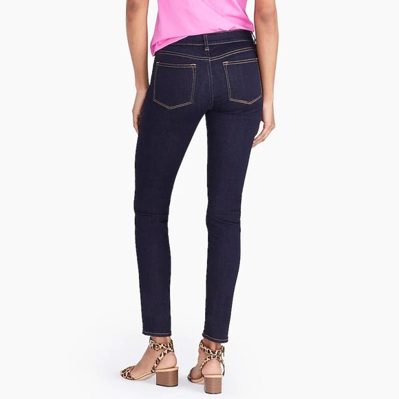 J. Crew 30x28 Midrise Skinny Jean in Rinse Wash - Picture 2 of 6